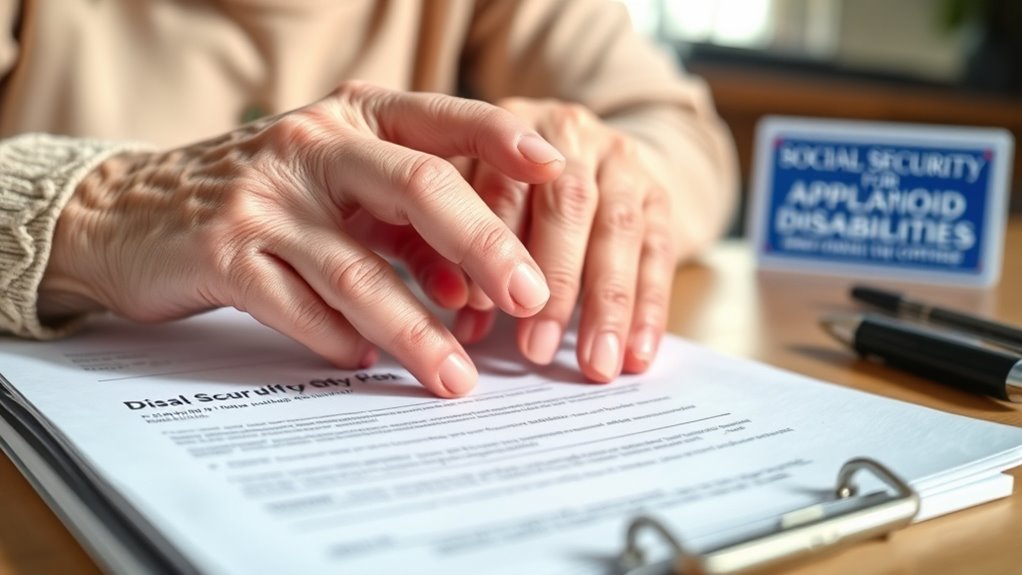 disability criteria for rheumatoid