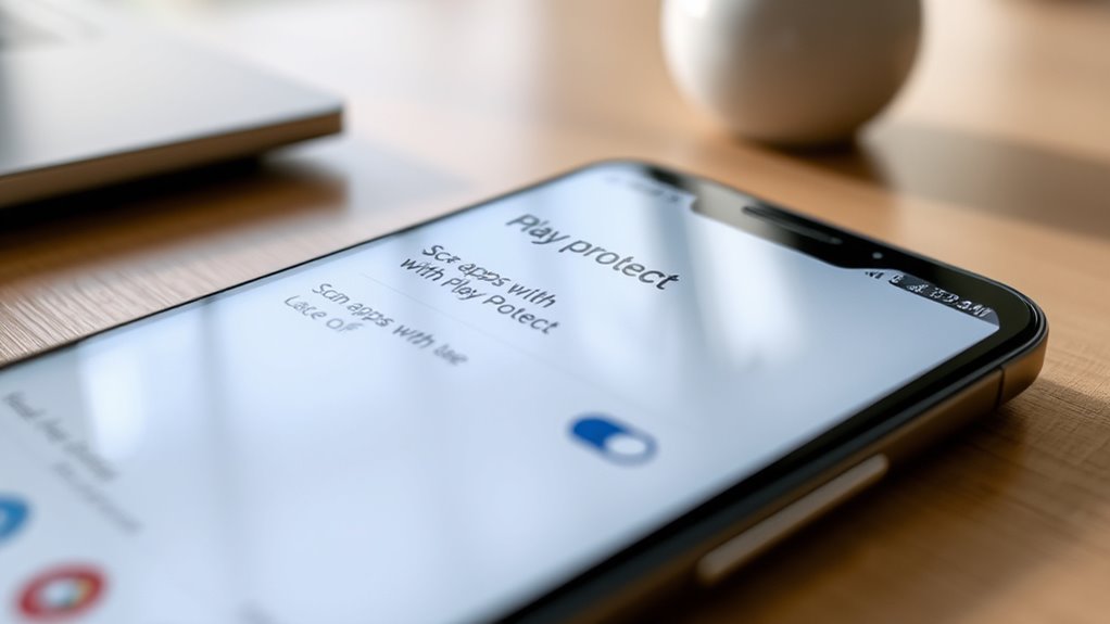 disable automatic app scanning