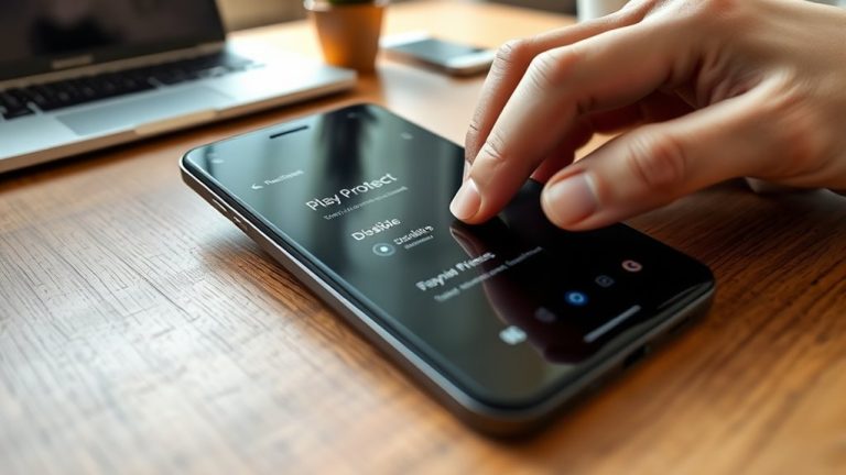 disable play protect easily