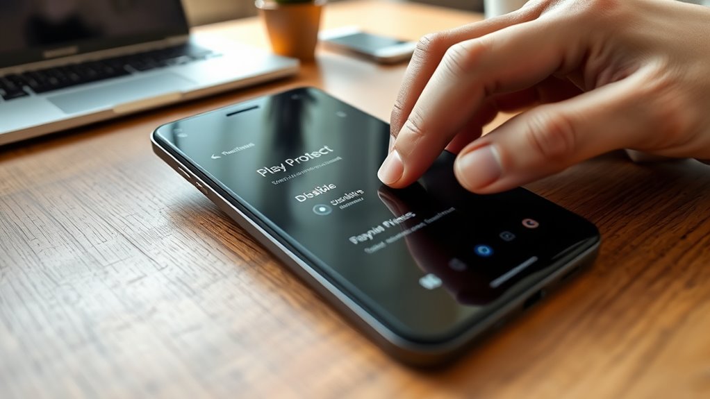 disable play protect easily