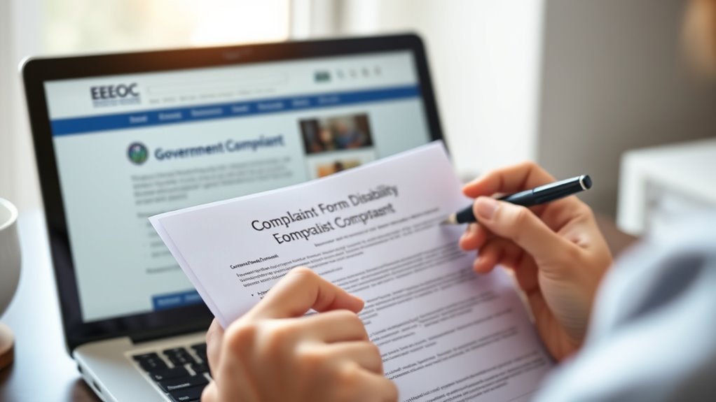 file eeoc disability complaint