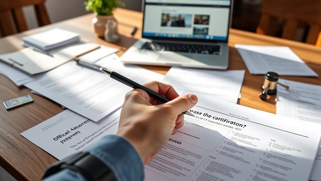 prepare and organize documents