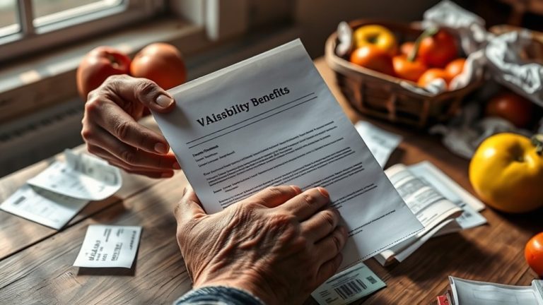 va disability and snap